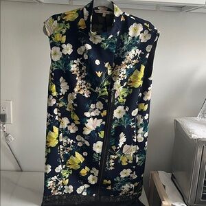 RACHEL Rachel Roy Floral Mini Dress - Black and Yellow